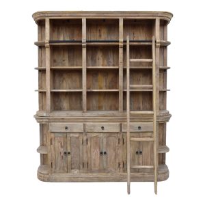 Βιβλιοθήκη sonoma μασίφ mango ξύλο 200x40x230εκ