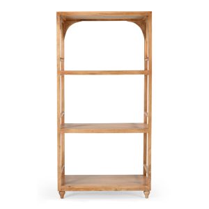Βιβλιοθήκη  μασίφ ξύλο ακακίας 76x40.5x152εκ