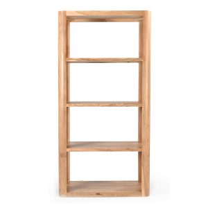 Βιβλιοθήκη μασίφ ξύλο ακακίας 76x40.5x152εκ