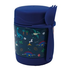 Δοχείο θερμός φαγητού με πιρουνάκι dinosaur 300ml